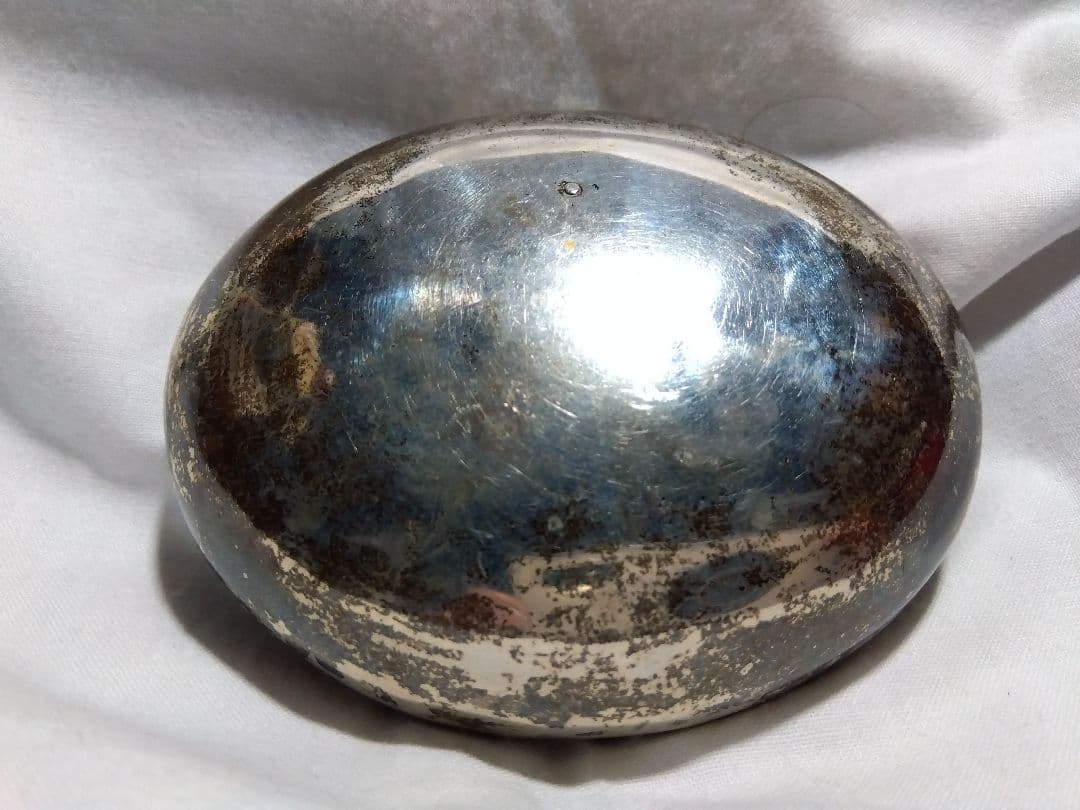 ♪小箱　ボンボニエール？ 銀製？ 犬の刻印 ？