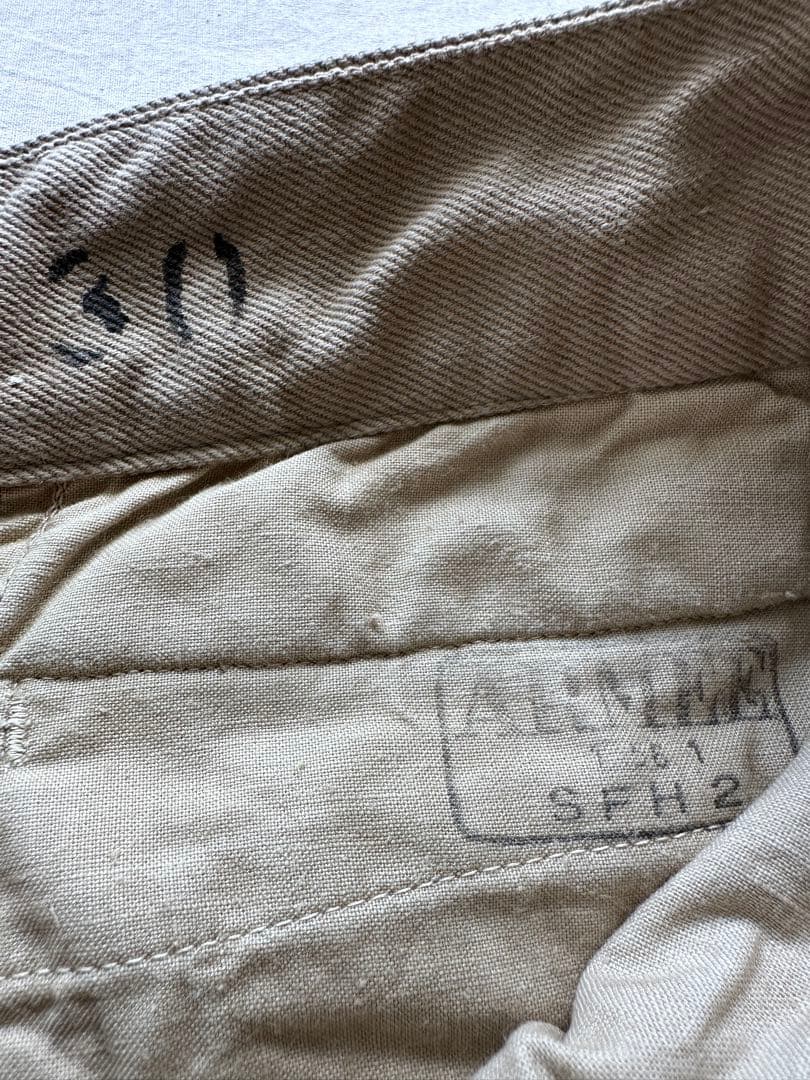 フランス軍 M52 チノパンツ 希少サイズ 実物 ヴィンテージ