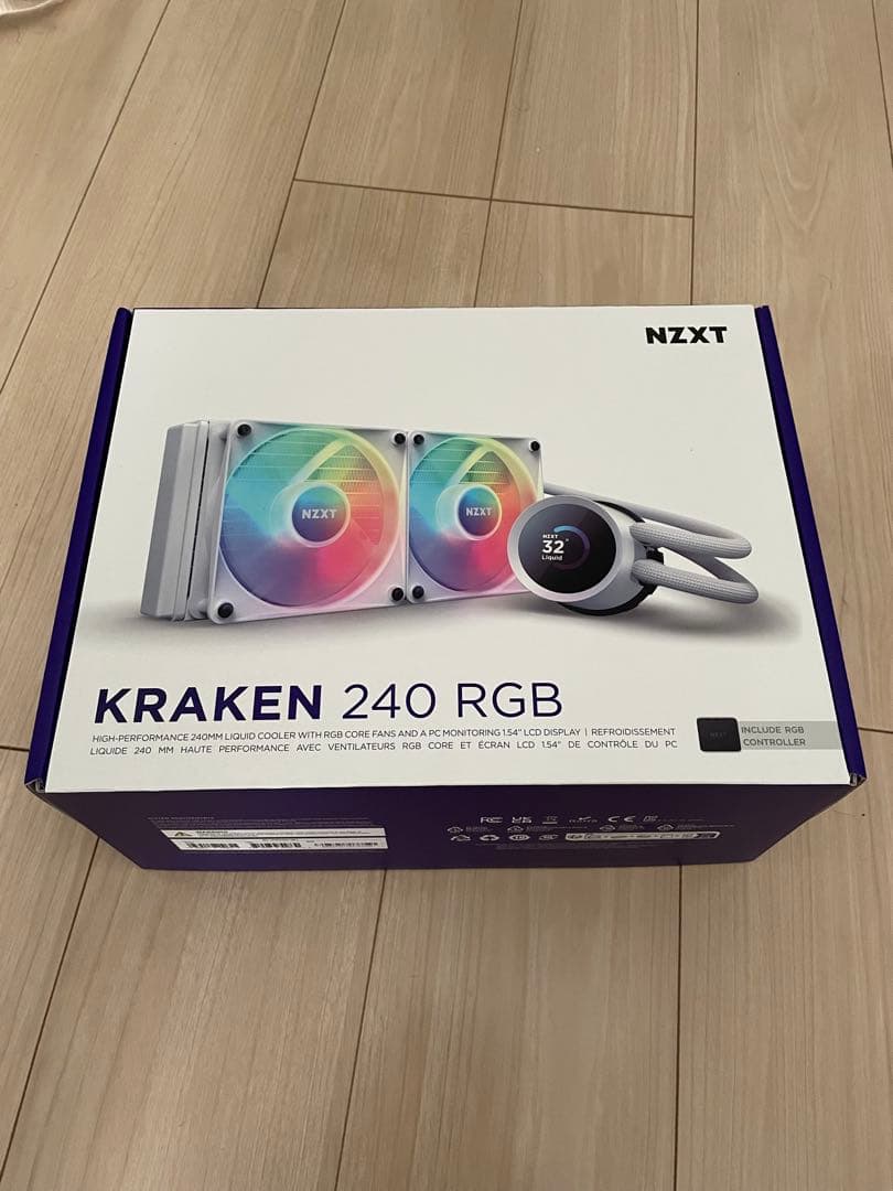PC用ファン・クーラー NZXT Kraken 240 rgb white