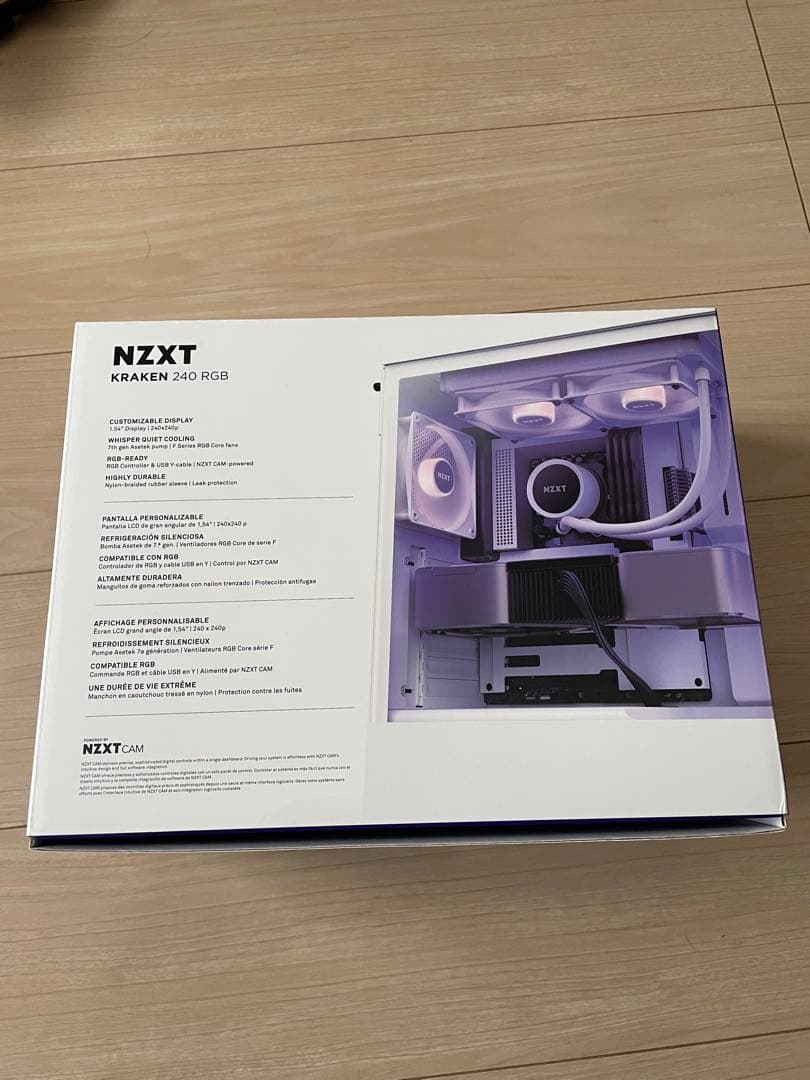 PC用ファン・クーラー NZXT Kraken 240 rgb white