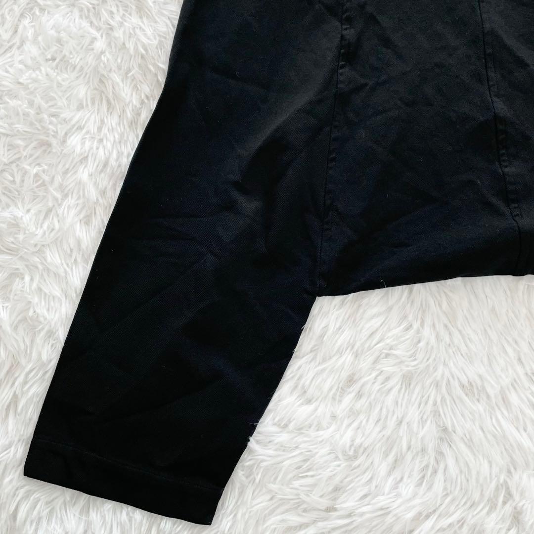 コムデギャルソン　サルエルパンツ・ロング・ペンギン・製品染め・エステルギャバ