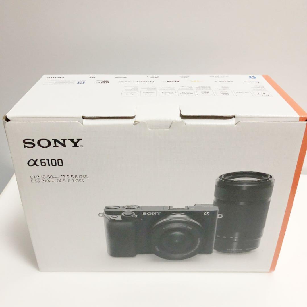 ソニー ミラーレス一眼 α6100 ダブルズームレンズキット ブラック