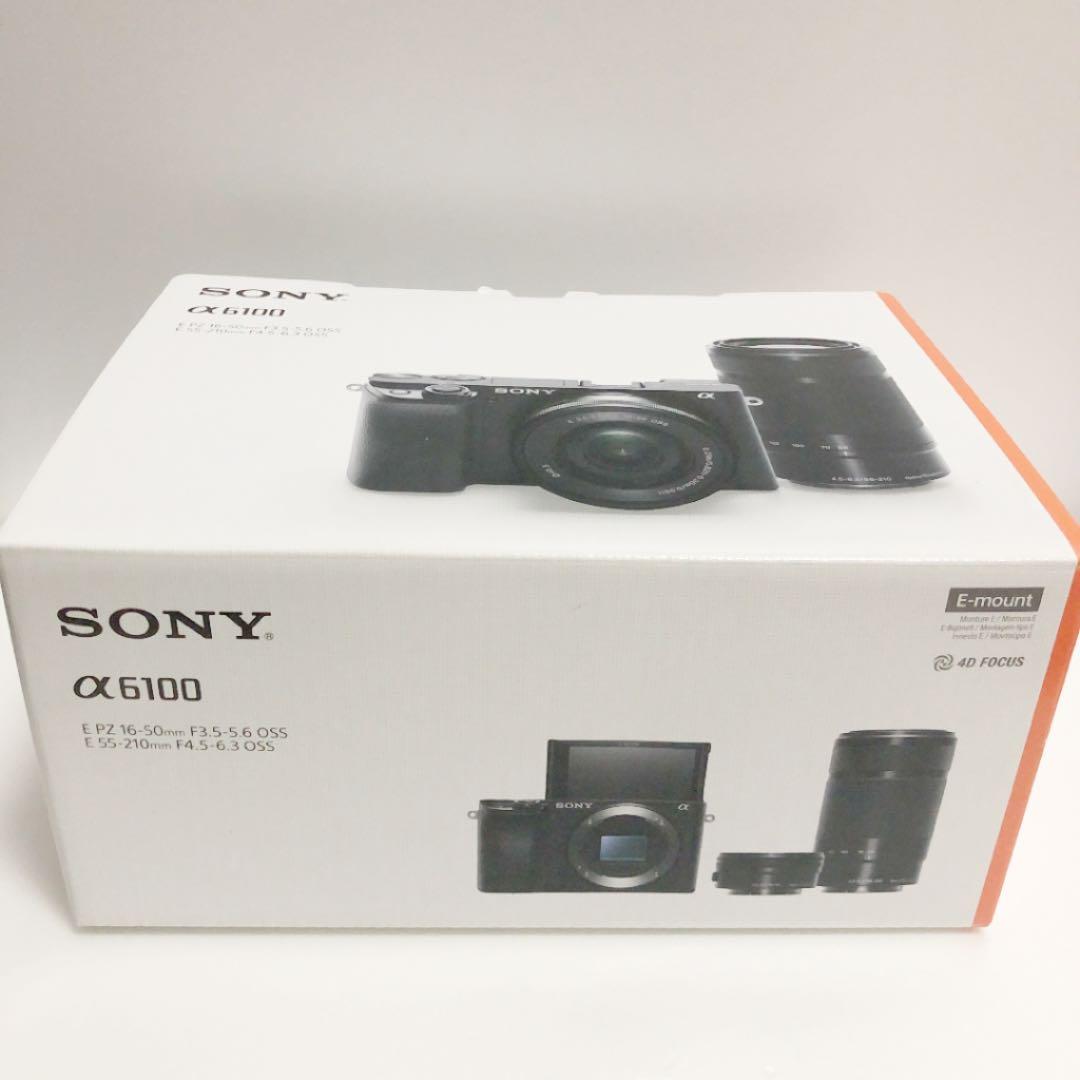 ソニー ミラーレス一眼 α6100 ダブルズームレンズキット ブラック