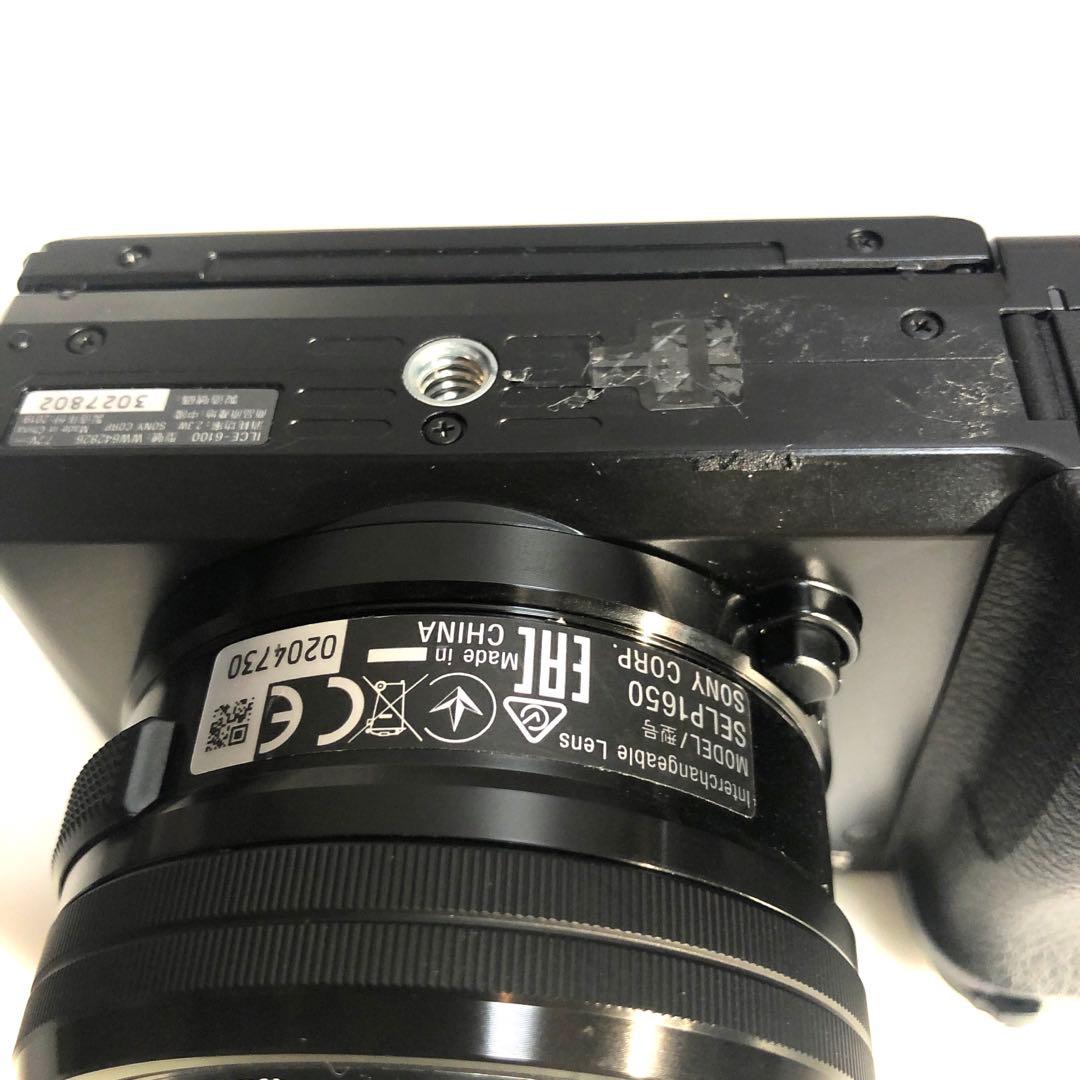 ソニー ミラーレス一眼 α6100 ダブルズームレンズキット ブラック
