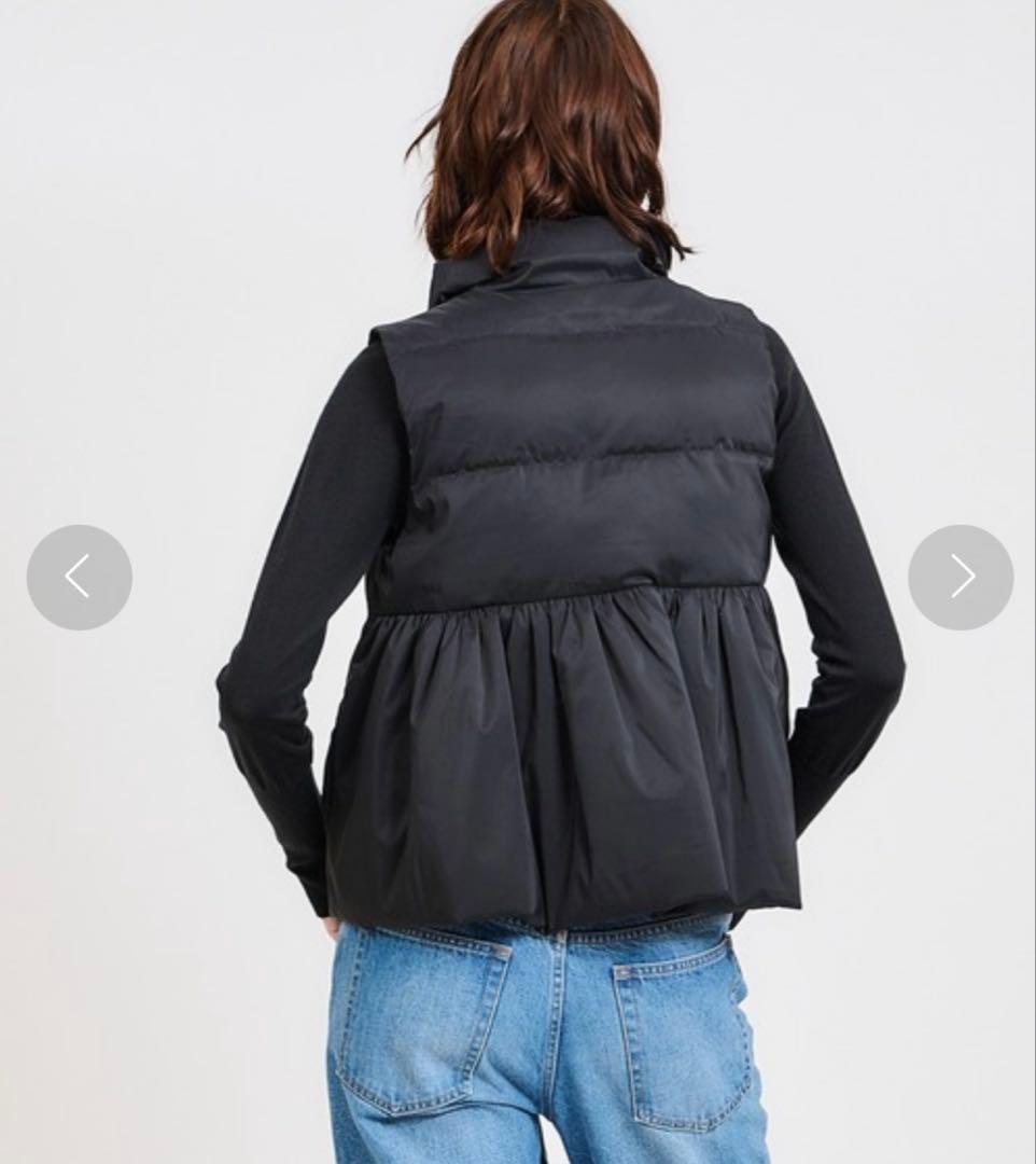 エストネーション　フリルダウンベスト PaDD ペプラム