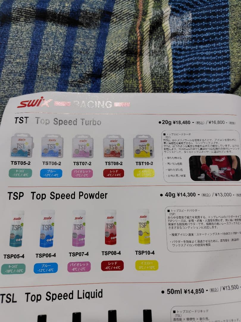 わ　Swix TST スキー用ワックス ２個セット　クロスカントリー