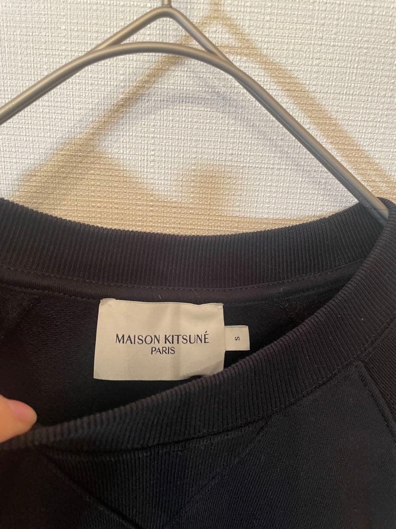 MAISON KITSUNE スウェット S ブラック