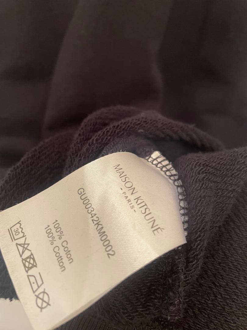 MAISON KITSUNE スウェット S ブラック