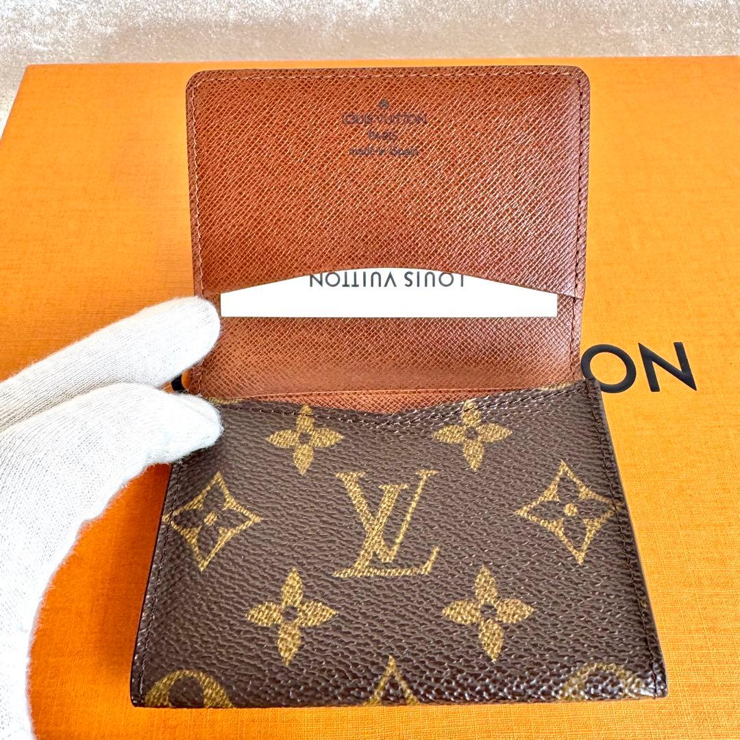 極美品✨LOUIS VUITTON ルイヴィトン モノグラム 名刺入れ カード