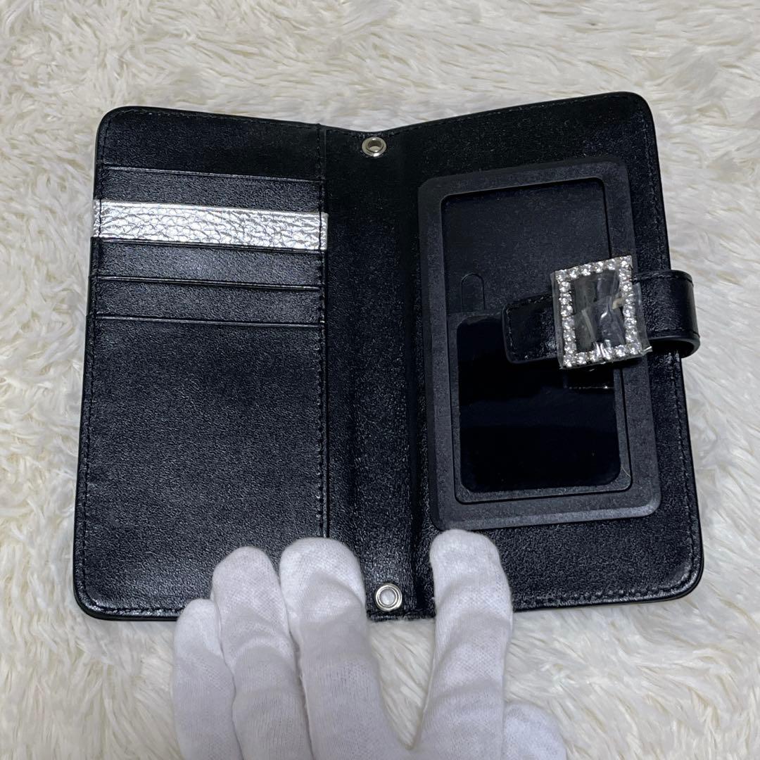 美品　サロンドアルファード　スマホケース　ルクーチェ　手帳型　多機種対応