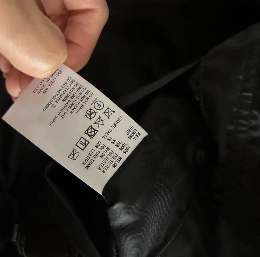 す*】様 【美品】HYKE クロップドベスト　ブラック