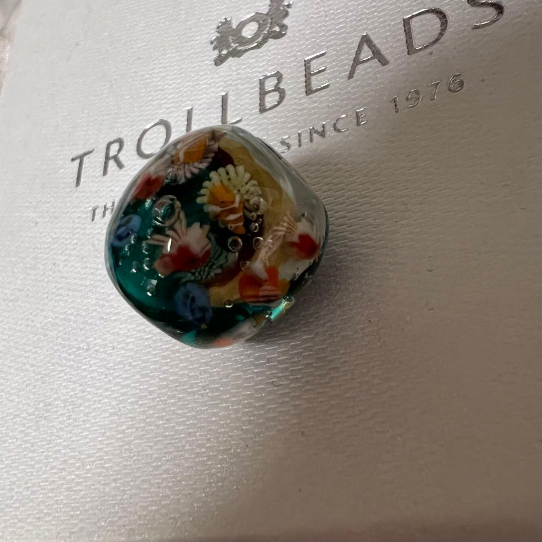 美品　トロールビーズ　ディープオーシャン