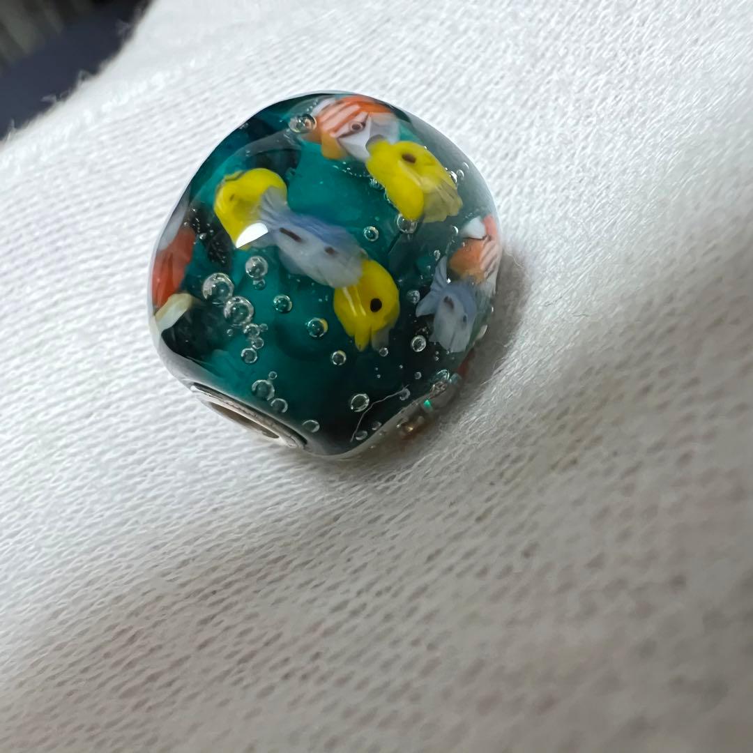 美品　トロールビーズ　ディープオーシャン