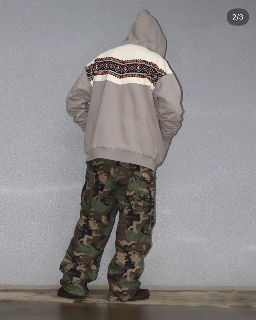 ご*ら様 SAPEur カモフラ カーゴパンツ 迷彩 サプール XL