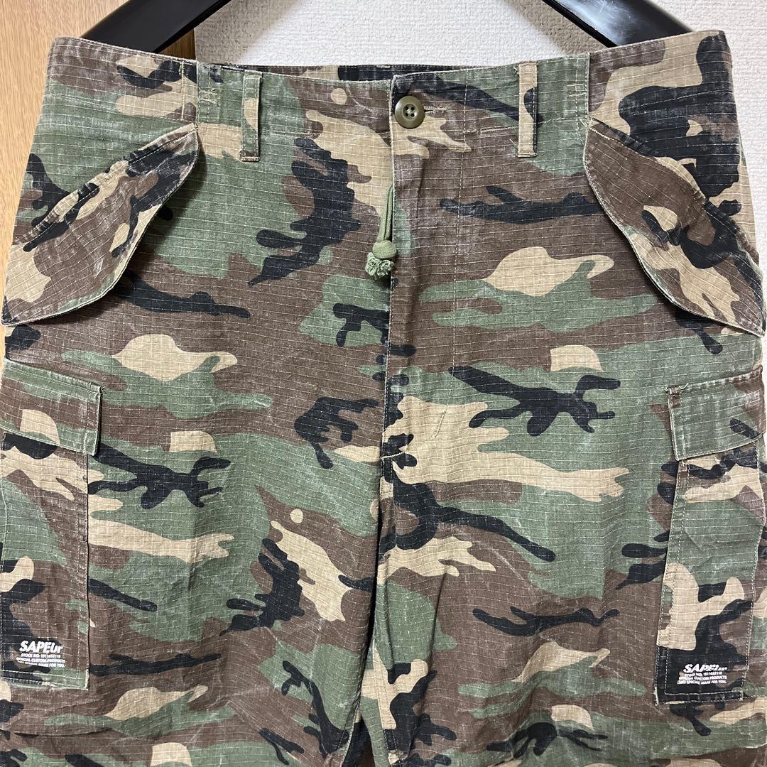 ご*ら様 SAPEur カモフラ カーゴパンツ 迷彩 サプール XL