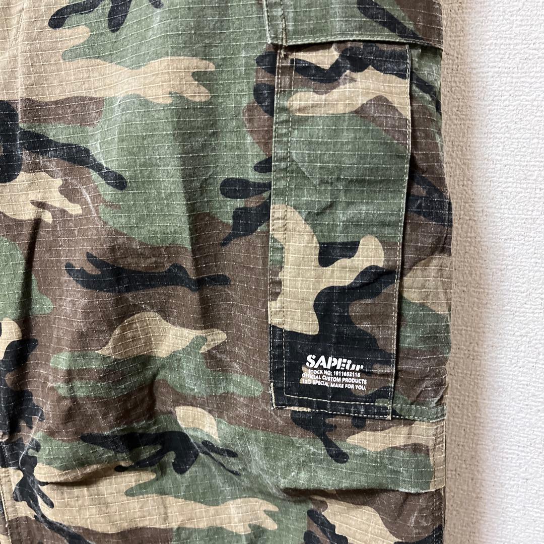 ご*ら様 SAPEur カモフラ カーゴパンツ 迷彩 サプール XL