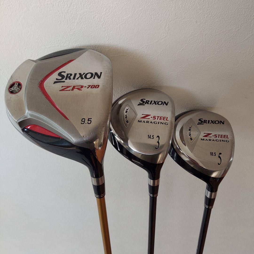 Srixon ZR-700 ドライバーとウッドセット