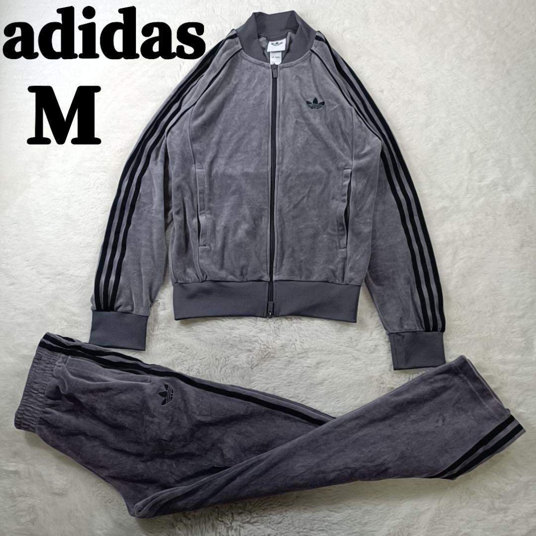 美品✨アディダス SST アディカラー ベロア トラックジャケット 上下 М