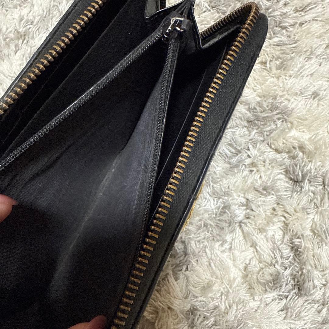Gucci ブラック キルティング 長財布