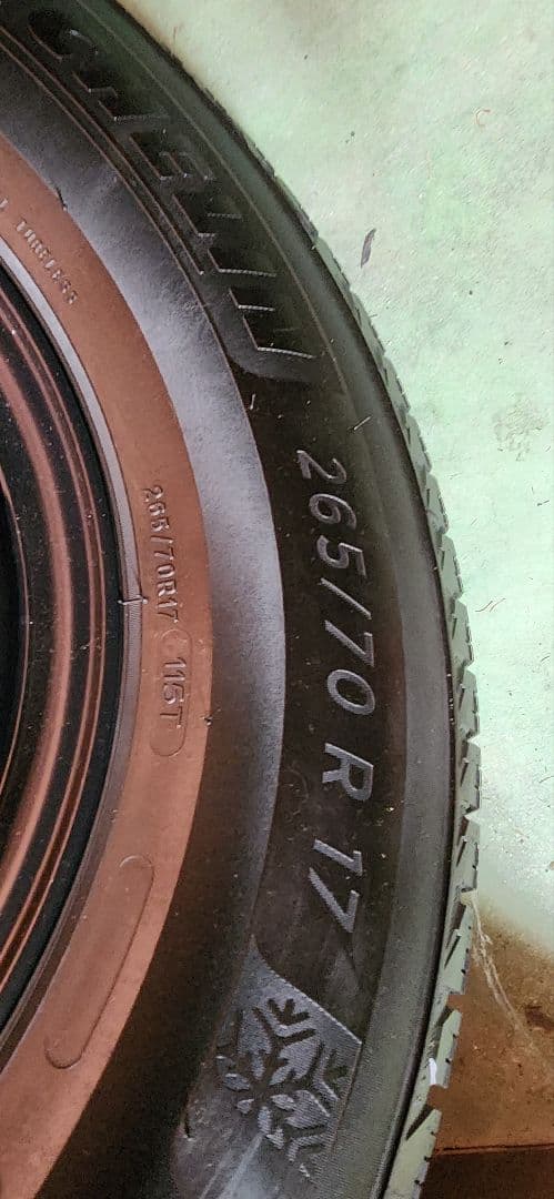 ミシュラン　スタッドレスホイールセット　ラングラー　265/70R17