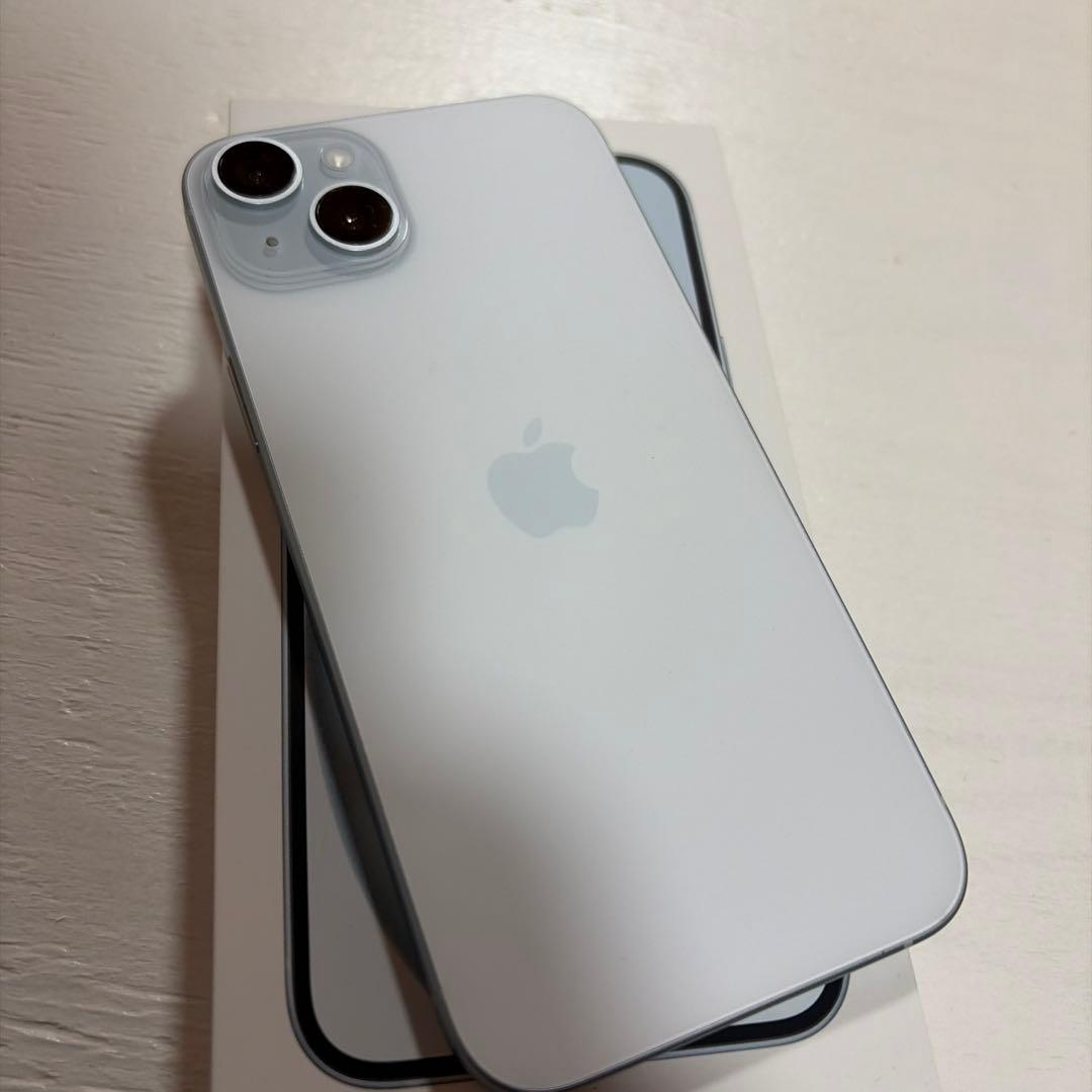 【美品】iPhone15plus 256GB本体 バッテリー90% 充電522回