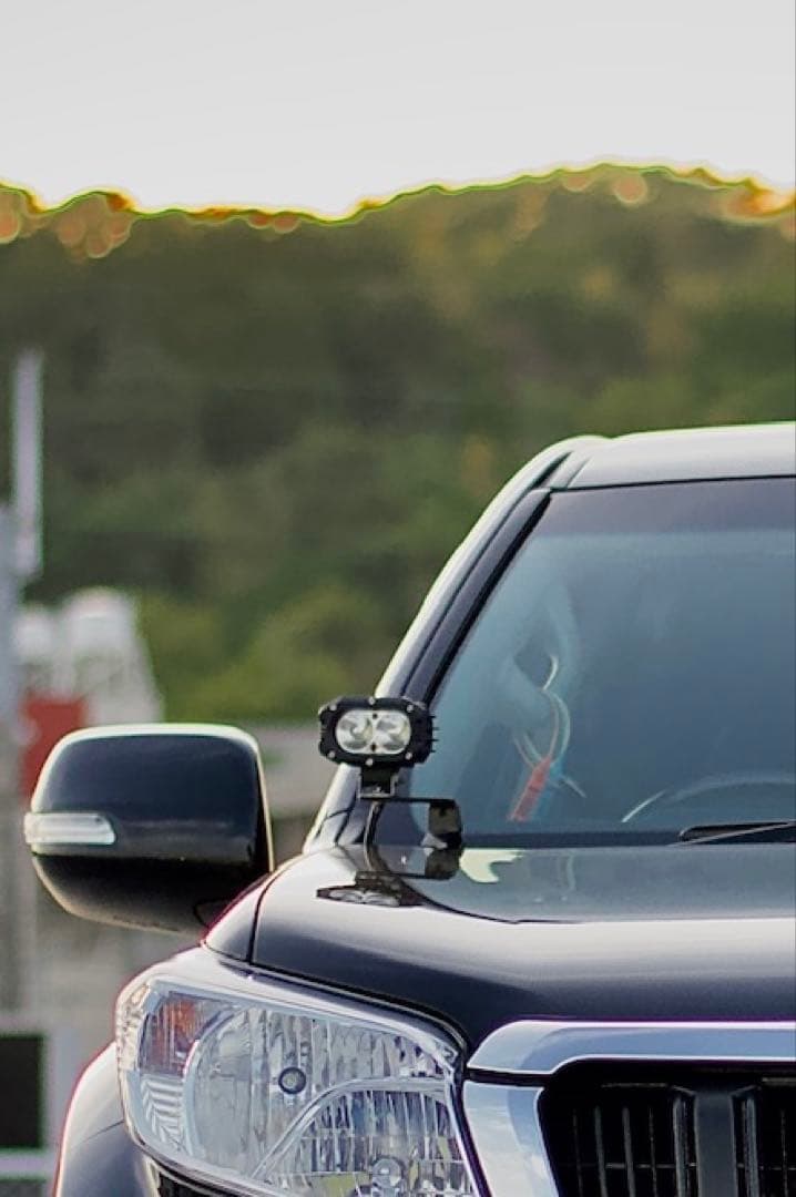 150プラド用ボンネットステーワークライトセット売り