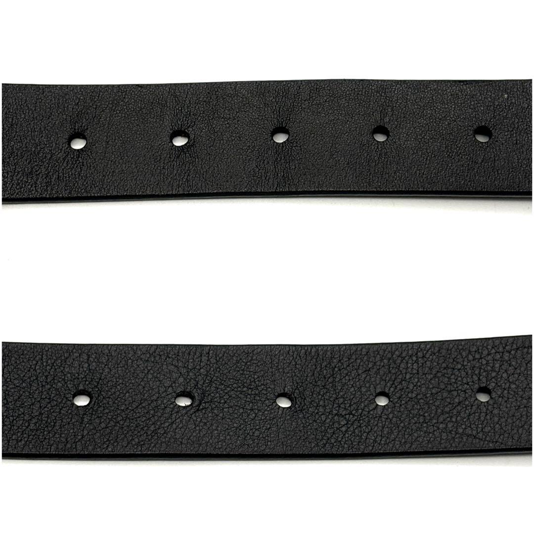 未使用級◆ルイヴィトン サンチュール（80/32）ベルト フラワー ブラック