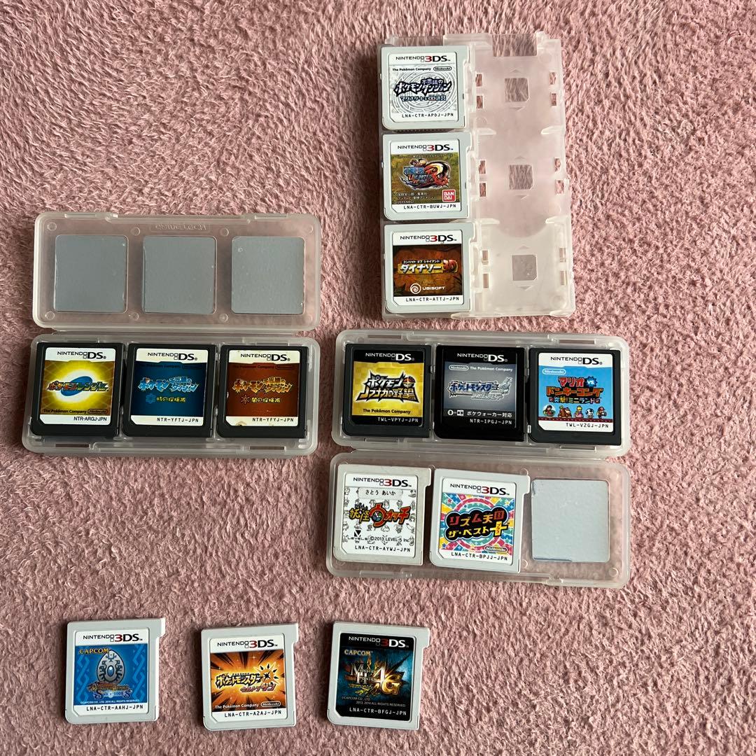 ニンテンドー3DS ゲームソフト セット　13点 ポケモン　妖怪ウォッチ　など