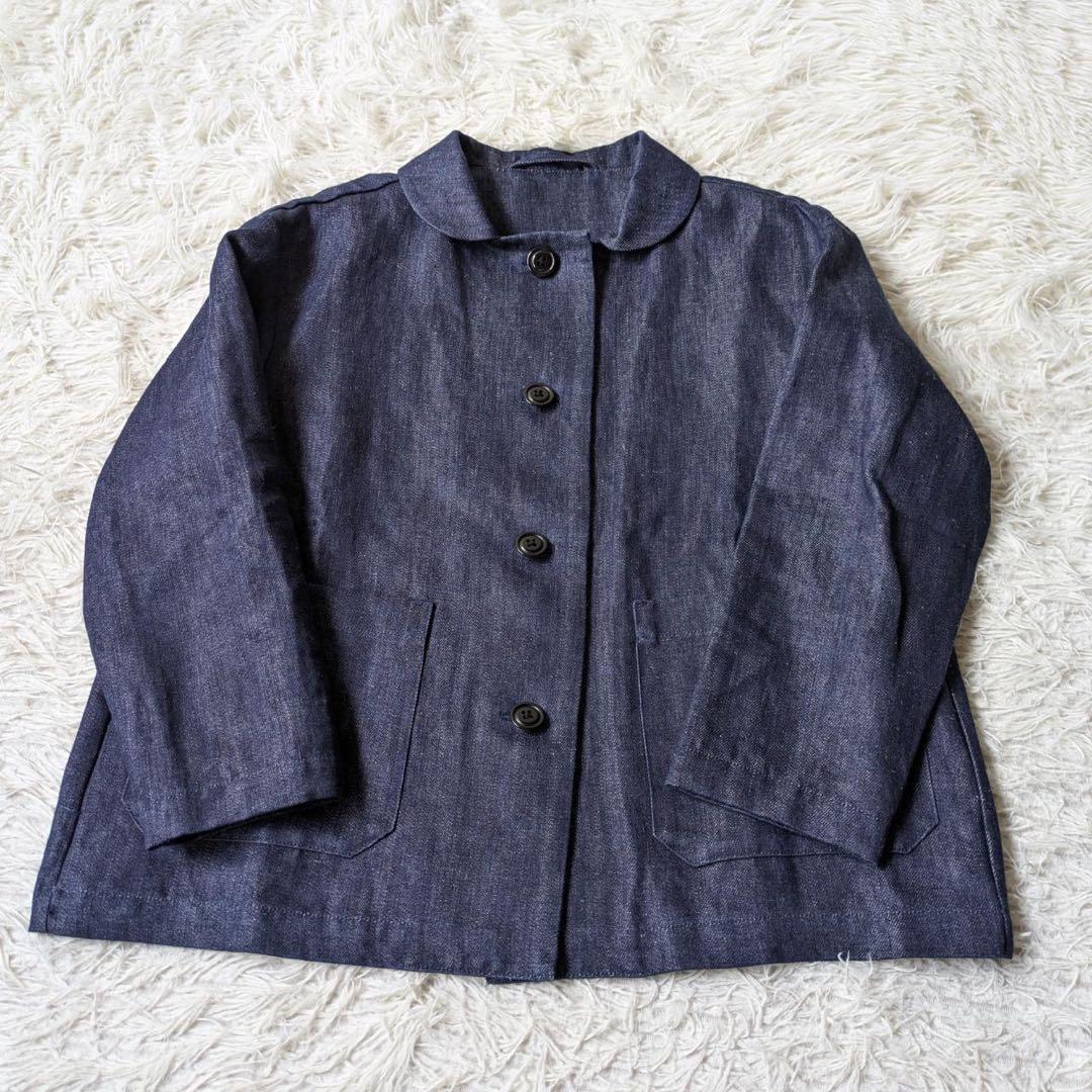アトリエダンタン　Moreau ヘンプデニムジャケット　インディゴ　サイズ0