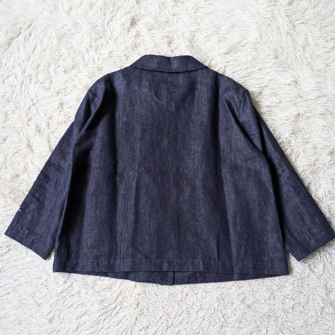 アトリエダンタン　Moreau ヘンプデニムジャケット　インディゴ　サイズ0