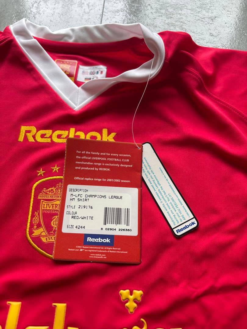 レア　01-03 リヴァプール　リーボック　ホームユニフォーム　新品
