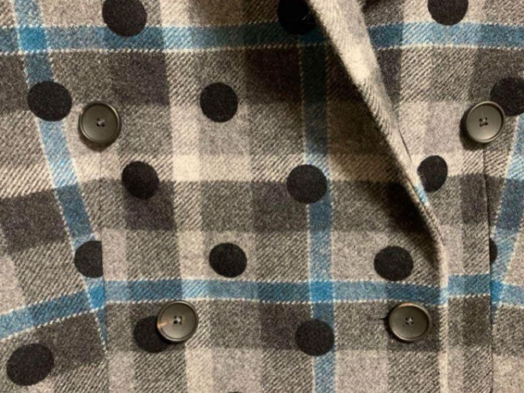 新品PAULSMITH PSチェック柄ドットジャケットレディースL