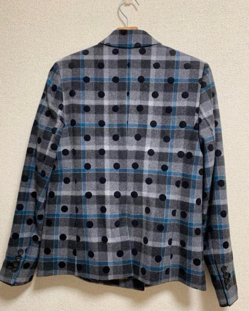 新品PAULSMITH PSチェック柄ドットジャケットレディースL