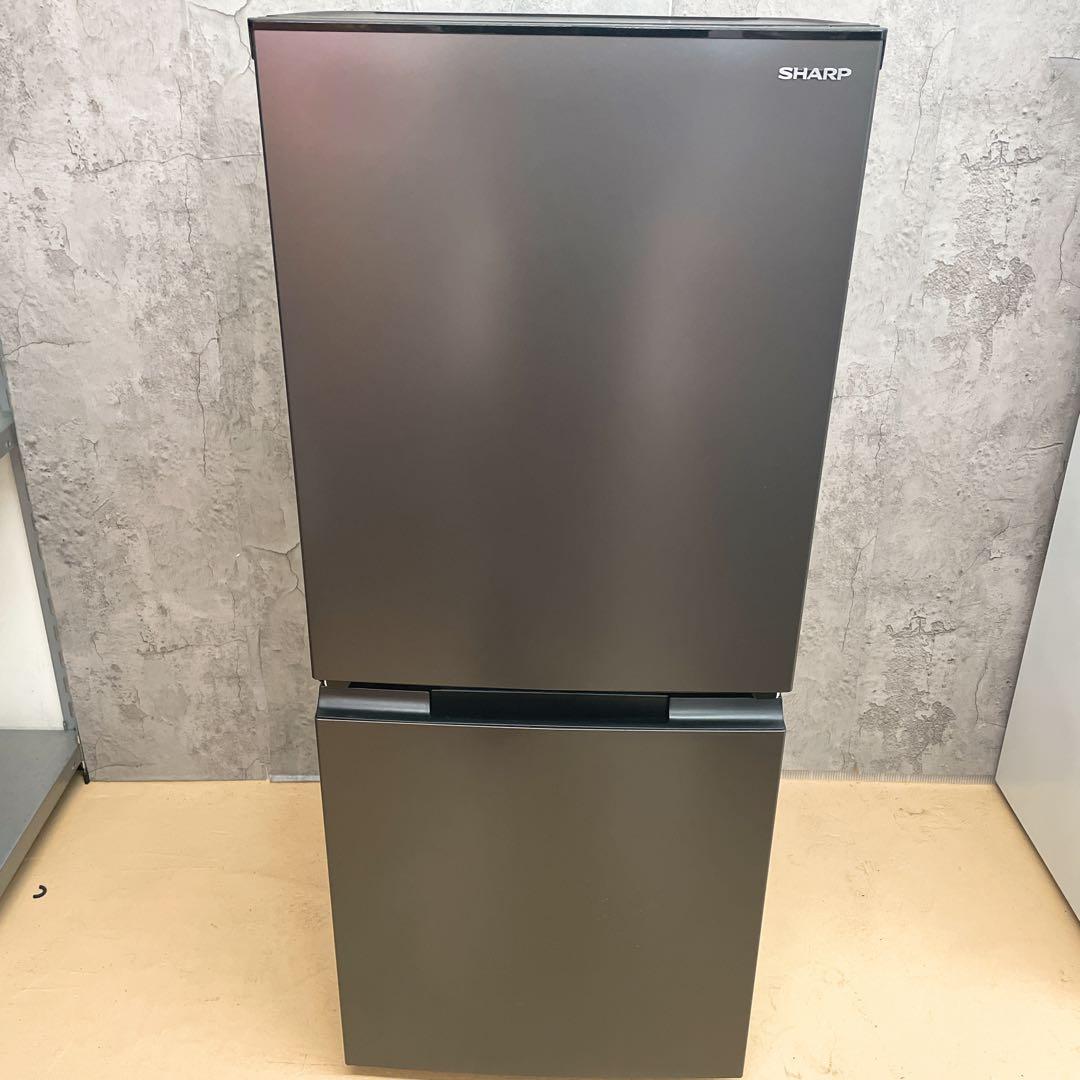 シャープ 2ドア 冷蔵庫 2023年製 小型 一人暮らし 150L 左開き