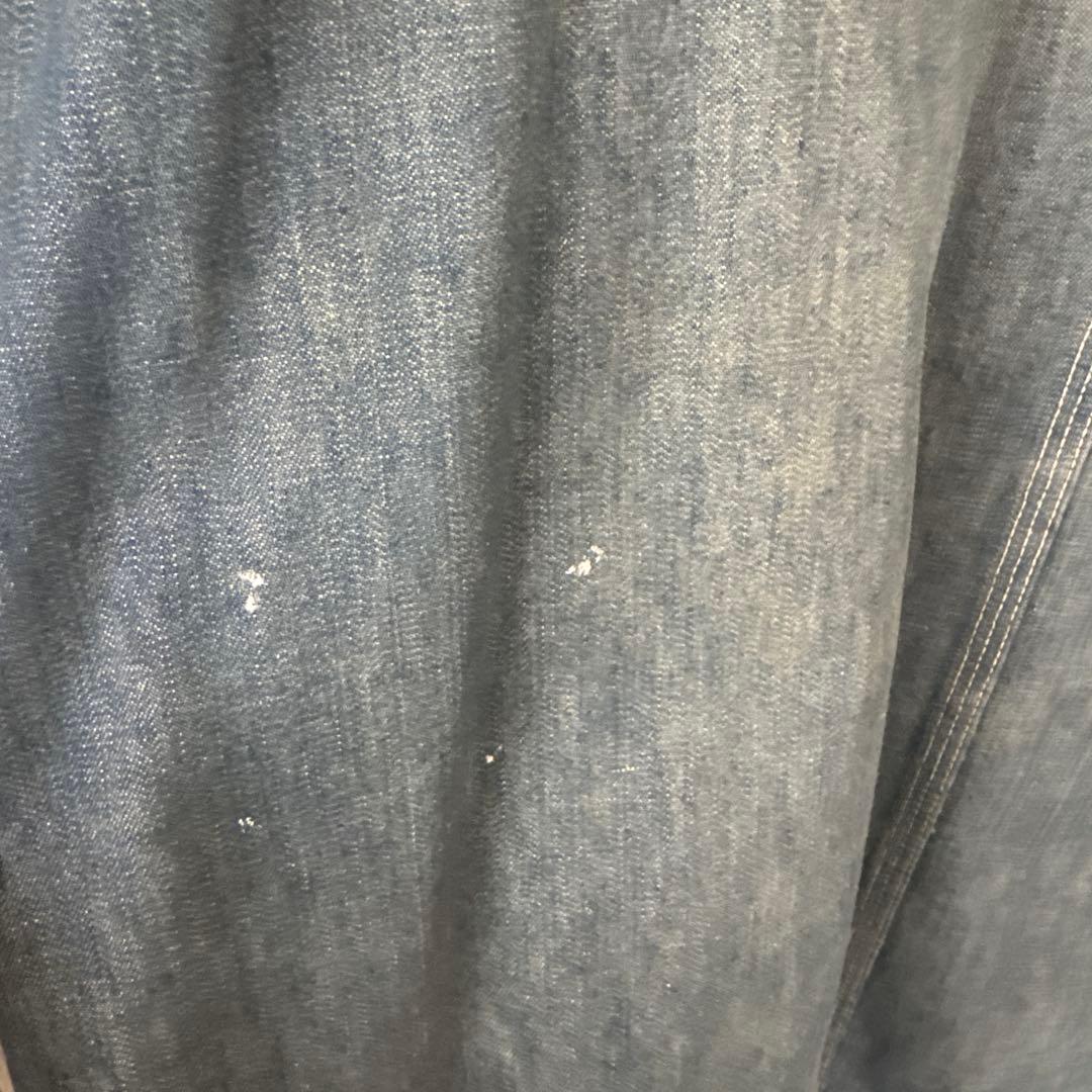 60's Sears シアーズ vat-dyed ボロ 開襟デニムカバーオール