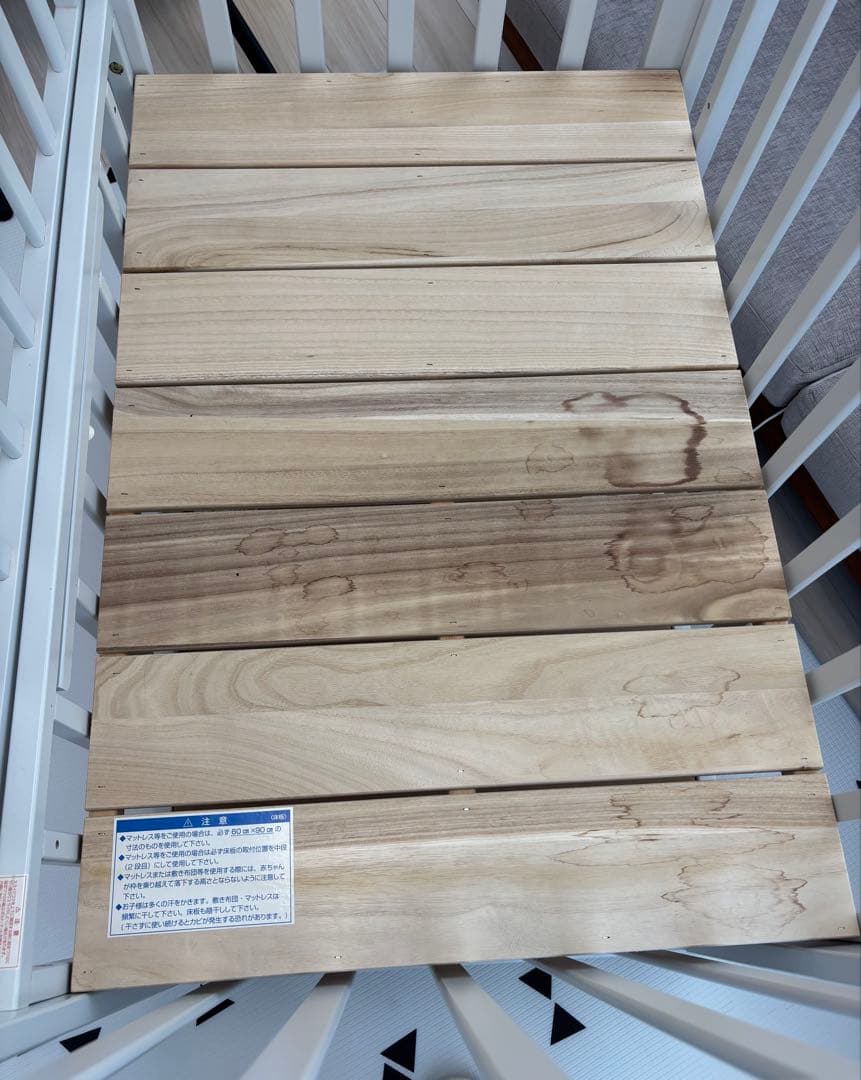 カトージ　ベビーベッド　ミニタチベッド　グレー