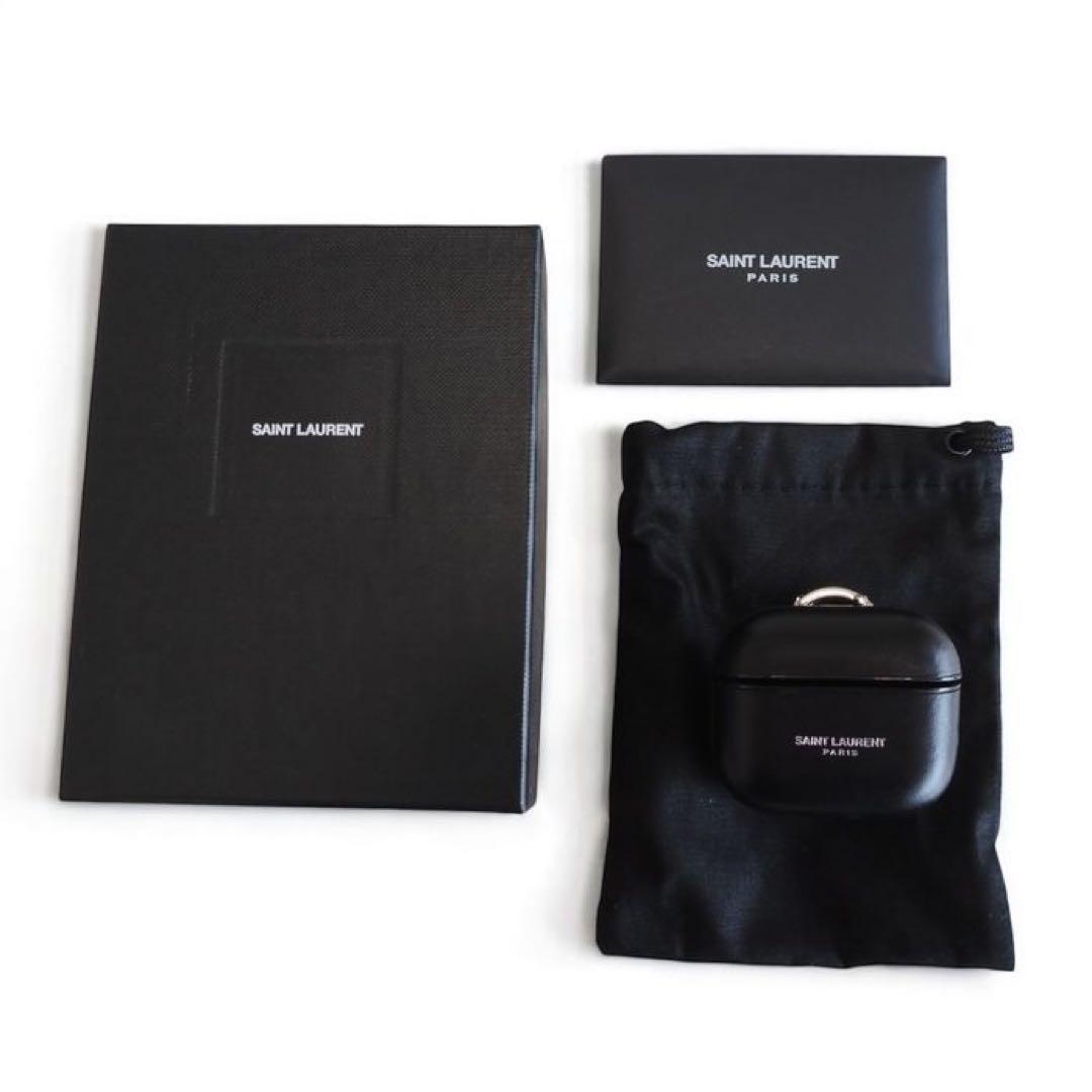 SAINT LAURENT ブラック イヤホンケース　AirPods 第3世代