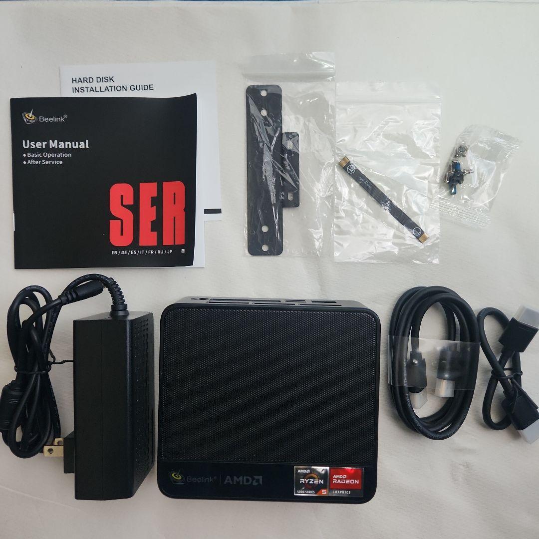 Beelink SER5 (AMD Ryzen 5 5500UミニPC)