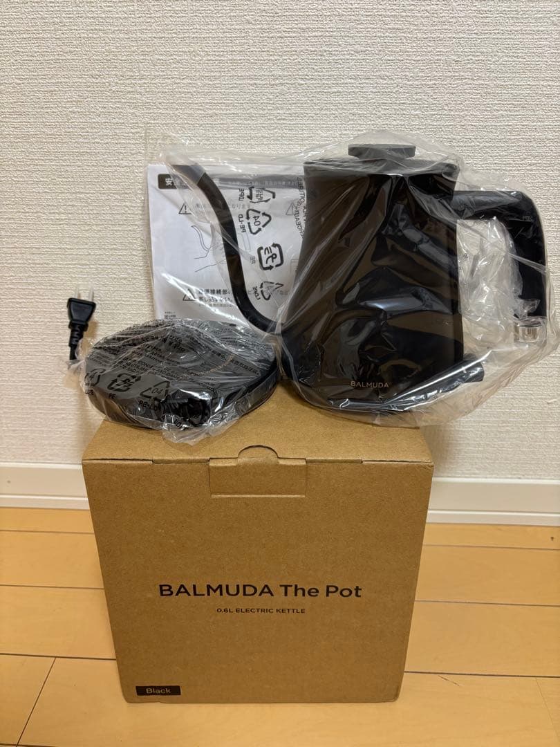 新品未使用品　BALMUDA The Pot ブラック