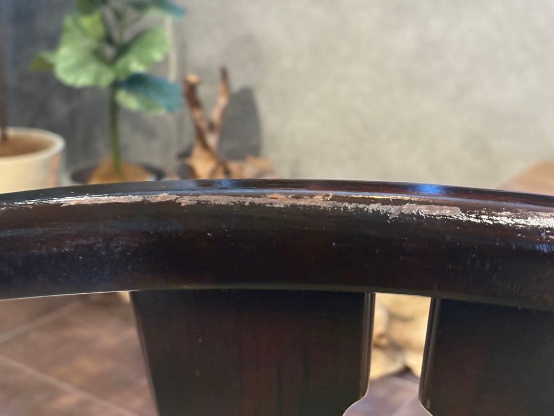 ②karimoku カリモク　アームチェア　ダイニングチェア　ビンテージ　IZ