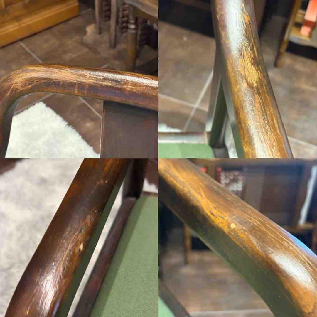 ②karimoku カリモク　アームチェア　ダイニングチェア　ビンテージ　IZ