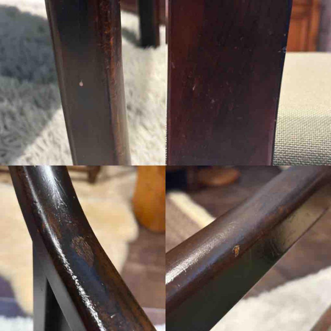 ②karimoku カリモク　アームチェア　ダイニングチェア　ビンテージ　IZ