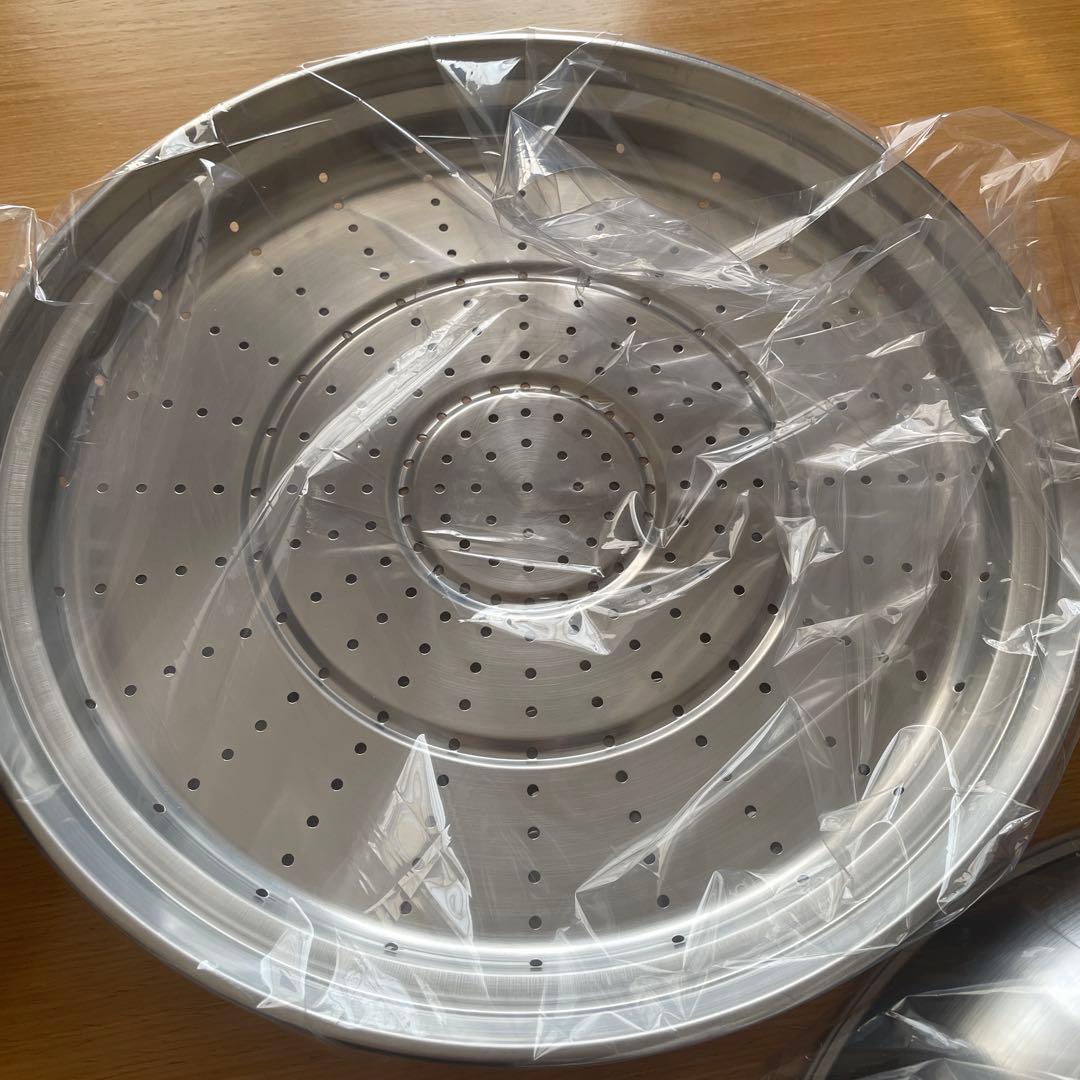 Arnest/アーネスト とにかく洗いやすいステンレス卓上鍋&蒸し器【30cm】