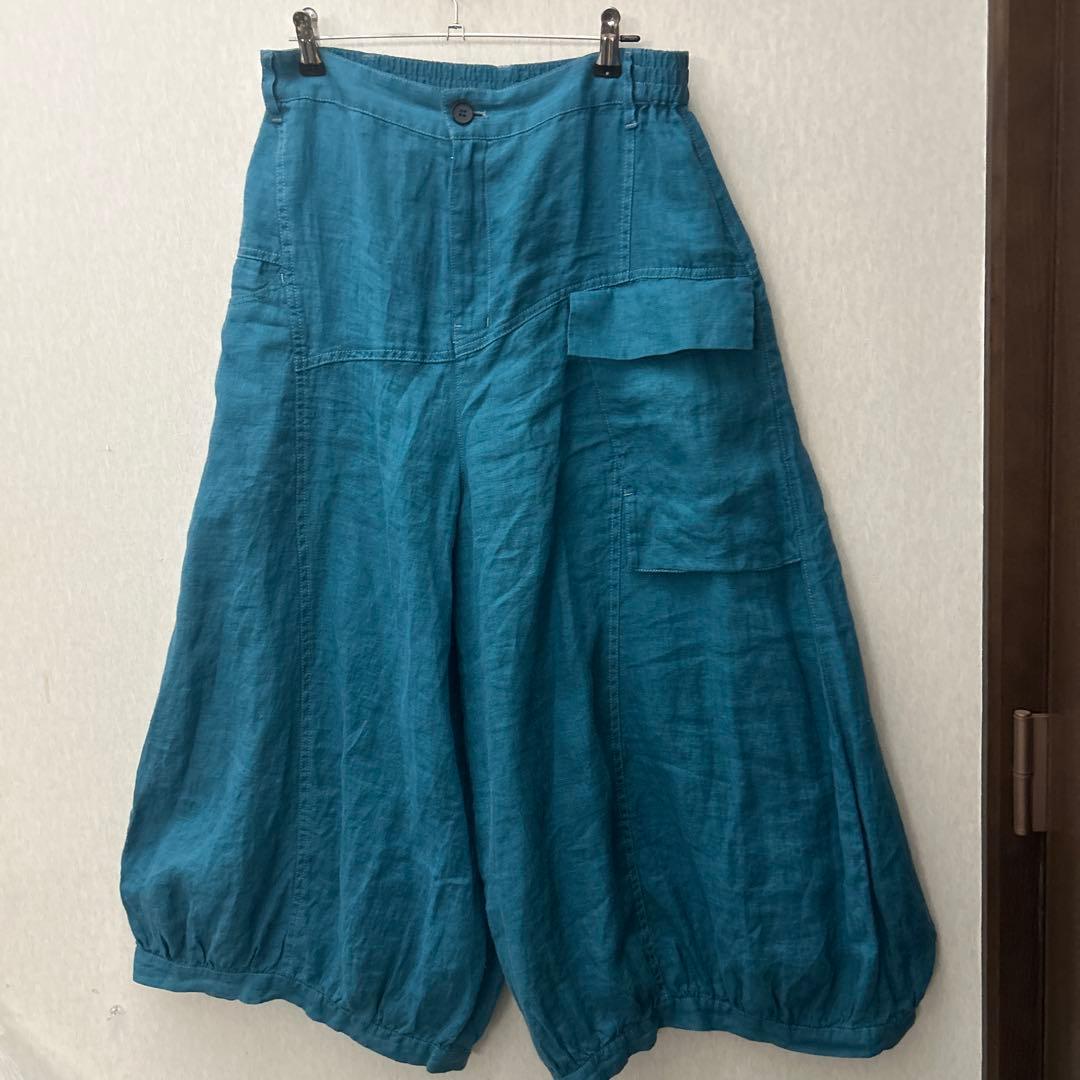 ♡*a様 センソユニコ　マツオインターナショナル エメラルドグリーンワイドパンツ