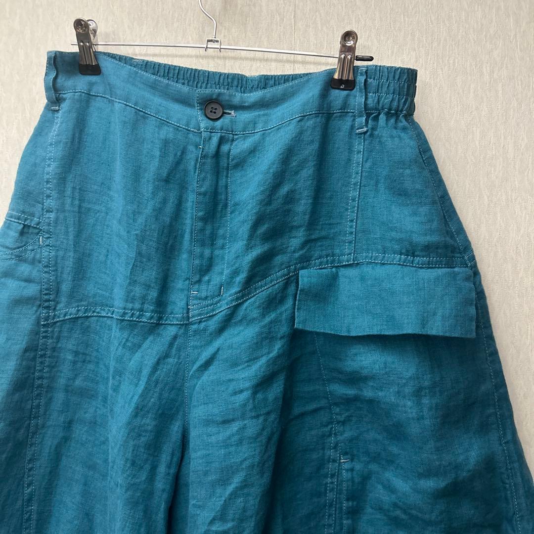 ♡*a様 センソユニコ　マツオインターナショナル エメラルドグリーンワイドパンツ