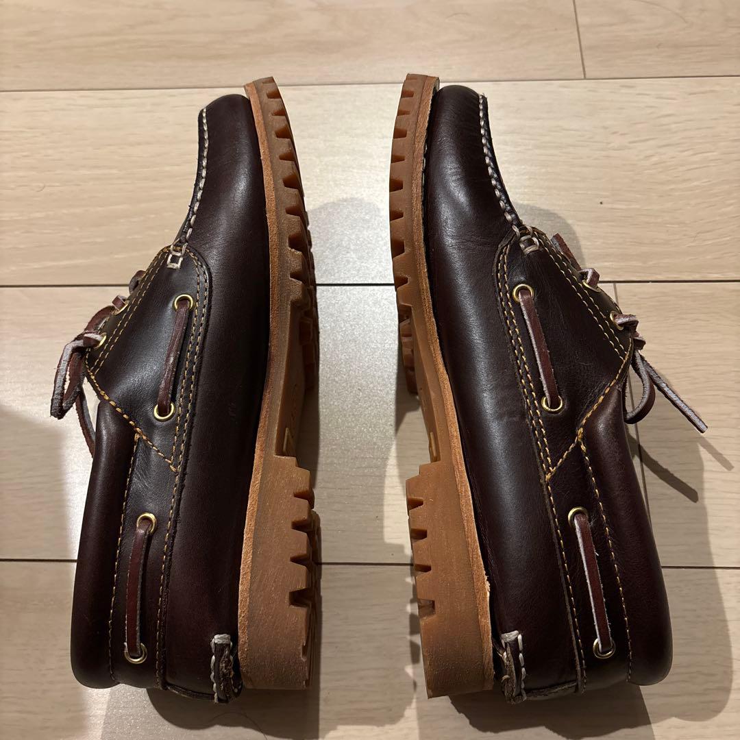 【新品】【未使用】26cm ティンバーランド 3eye モカシン ワイズM 茶