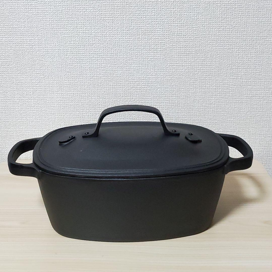 【未使用】南部鉄器 及源 クックトップ 角深型 CT-1