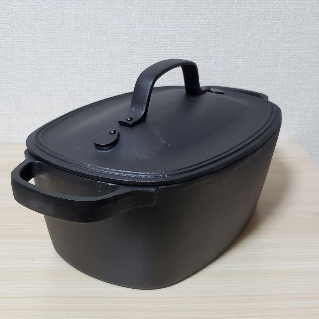 【未使用】南部鉄器 及源 クックトップ 角深型 CT-1