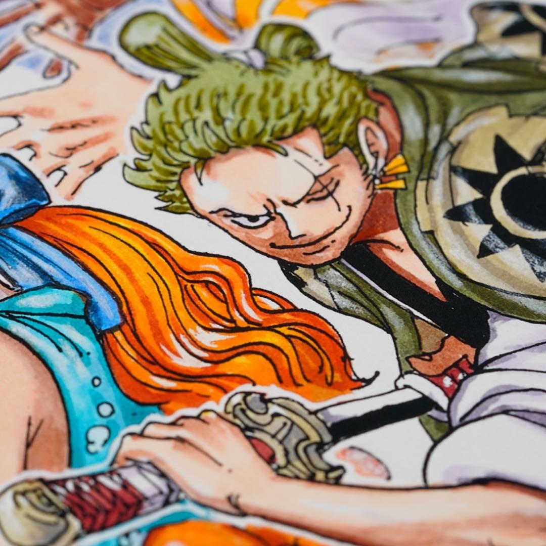 ワンピース マンガアートヘリテージ ワノ国 A2サイズ