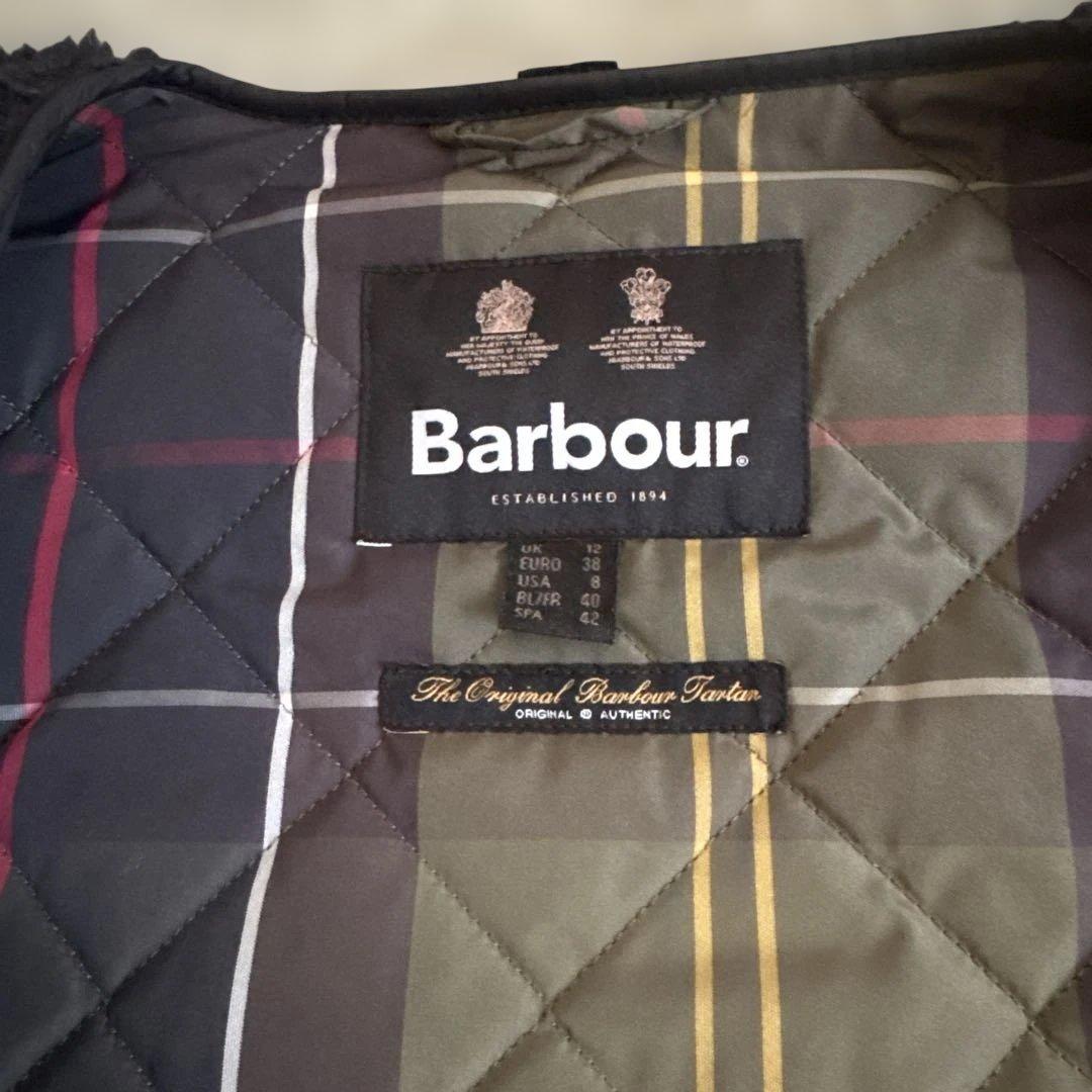 Barbour ボアベスト ブラック